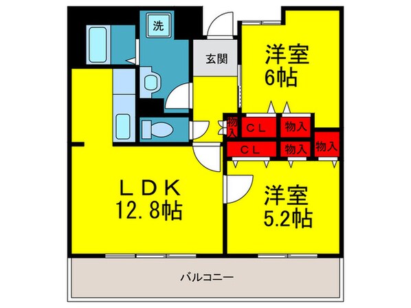 カミング平野の物件間取画像